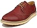 Kunsto Men's Leather Brogue Oxford Dress Shoes Lace Up
