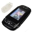 Bargaincell- Brand New Sharp T-Mobile Danger Sidekick Hiptop 3 SK3 III Solid Black Crystal Snap On Cover Case with Belt Clip