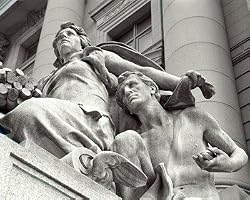 Daniel Chester French Statue, Hamilton Custom House, NYC Photograph - Beautiful 16"x20" Photographic Print by Carol M. Highsmith