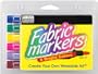 Uchida Fabric Marker Brush Tip, 6-Pack, Primary