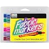Uchida Fabric Marker Brush Tip, 6-Pack, Primary