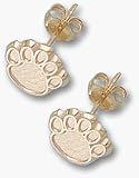 Penn State Nittany Lions 3/8 Paw Post Earrings - 10KT Gold Jewelry