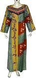 Womens Dress Party & Evening Wear Caftans Formal Gowns Multicolored Size X-S (kftn490-x)