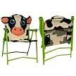 David Kirk Kids Barley Cow Folding Chair Set
