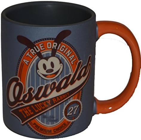 Authentic Disney Oswald the Lucky Rabbit Coffee Mug - A True Original from Walt Disney World 16oz w/ Free Disney Stickers