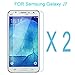 Galaxy J7 Glass Screen Protector,(J700 2015) [2 Pack] AnoKe[Lifetime Warranty](0.3mm 9H 2.5D) Best Tempered Glass Screen Protector Film Shield Guard For Samsung Galaxy J7,Glass 2Pack