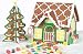 Create A Treat-GingerBread House Kit with Tree, 1 Kit (2 GingerBread Men Included)
