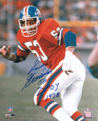Mounted Memories Denver Broncos Randy Gradishar Autographed 8X10 Photo W/ 'Dpoy' Inscription