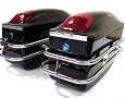MOTORCYCLE HARD SADDLEBAGS TRUNK BAG TAIL LIGHT BRACKET-Black(TBOX-PS-TC028-K)