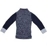 Heathered Mock Turtle Neck Baby Sweater by Max and Lola