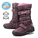 FLOWER GIRL, Mädchen Winterstiefel, Leder, C-TEXI Klima Membrane, aubergine-pink