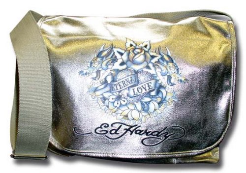 Ed Hardy Tasche Vegas Lady Courierbag gold