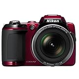 Nikon COOLPIX L120 14.1 MP Digital Camera with 21x NIKKOR Wide-Angle Optical Zoom Lens and 3-Inch LCD (Red)