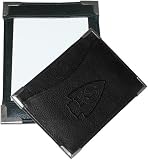 NFL Kansas City Chiefs Debossed Black Leather Pocket Jotter