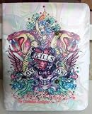 ED HARDY IPAD CASE SWAROVSKI CRYSTAL MERMAID LOVE KILLS SLOWLY TATTOO DESIGN