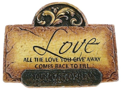 Childrens Toyshop  Outdoor Living : Beautiful Handcrafted & Painted Stoneware Garden Wall Sign