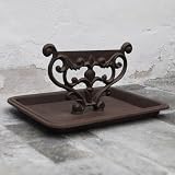 from Fallen Fruits Cast-Iron Shoe Scraper with Tray