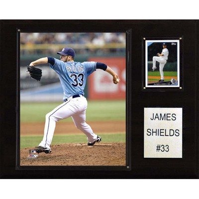 MLB Tampa Bay Rays James Shields Player Plaque