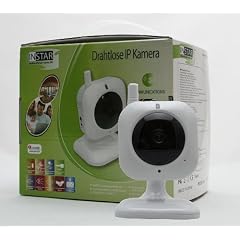 IP Kamera NEUES MODELL IN-3001 (weiss) von INSTAR mit integriertem 54MBit WLAN, LAN, Mikrofon, Audio Ausgang, 10 IR LED Nachtsicht, Alarm Ausgang, Alarm per Email, FTP, Zugriff �ber das Internet. MAC / Windows / Linux kompatibel