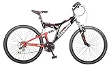 Muddyfox Mens Recoil26 Mountain Bike Dual Suspension Cycling Bicycle