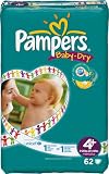from Pampers Pampers Baby-Dry Size 4+ (20-44 lbs/9-20 kg) Nappies - 2 x Packs of 62 (124 Nappies) (Model 81324445x2)