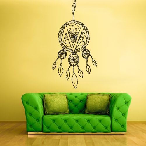 Wall Decal Vinyl Sticker Decals Dream Catcher Dreamcatcher Ethnic Feathers z1400