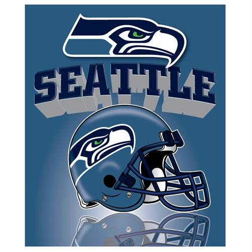 Northwest Seattle Seahawks Gridiron Fleece Throw