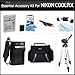 Essential Accessory Kit For Nikon COOLPIX P100 P500 P510 P520 Digital Camera Includes Extended (1100 Mah) Replacement Nikon EN-EL5 Battery + AC/DC Charger + USB 2.0 Card Reader + Case + Mini HDMI Cable + Full Tripod w/ Case + LCD Screen Protectors + More