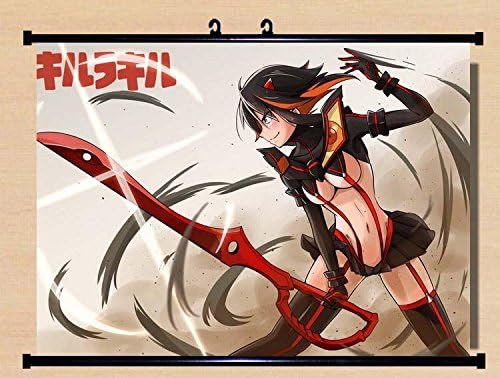 Home Decor Kill la Kill Cosplay Fabyic Wall Scroll Painting Poster 22 X 16 Inches