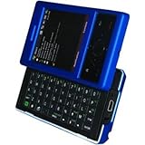 Amzer Rubberized Snap On Crystal Hard Case for HTC Touch Pro xv6850 (Blue)