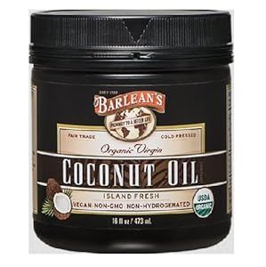 Barlean's Organic Virgin Coconut Oil, 16-Ounce Jar