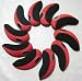 H09 Golf Club Headcover Neoprene Iron Head Cover 10pcs Black/Red