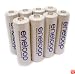 Sanyo Eneloop 8 Pack AA NiMH Pre-Charged Rechargeable Batteries