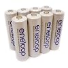Sanyo Eneloop 8 Pack AA NiMH Pre-Charged Rechargeable Batteries