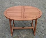 MERXX Gartentisch aus Holz 100x120cm ausziehbar bis 170cm