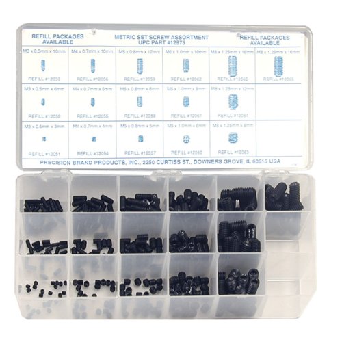 Precision Brand 375 Piece Metric Set Screw Assortment