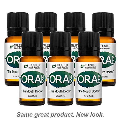 OraMD 7-pack - Dentist Recommended Worldwide 100% Pure Oral Care for Swollen Gums Red Gums
