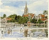 Review Cambrooke Fine Art  / Portrait of Britain, Marlow From The Lock, Buckinghamshire, Framed