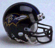 Riddell Baltimore Ravens NFL Replica Mini Helmet w/Z2B Mask
