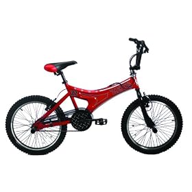 Zeus BMX 20" cycle. Anodised Red.