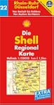 Shell Regionalkarte 22. Rhein-Ruhr /...