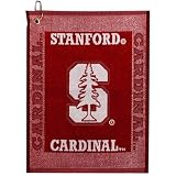 Stanford Cardinal Woven Jacquard Golf Towel