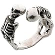 Skeleton Wrap - Sterling Silver Ring