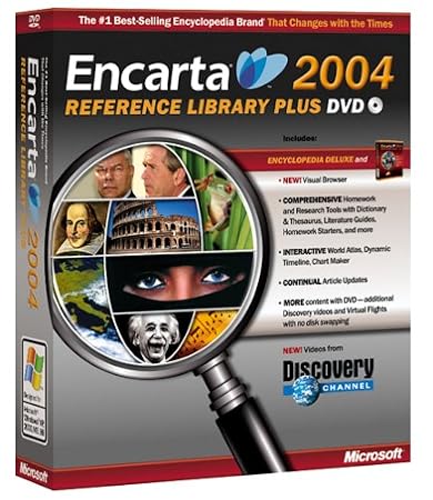 Microsoft Encarta Reference Library 2004 DVD