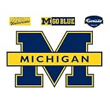 Fathead Michigan Wolverines Blue Logo Wall Decal