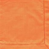 Tangerine Hemstitch Napkin