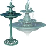 Alpine Fountain with Fish - TEC104