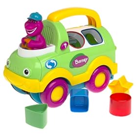 Fisher-Price Barney Clean Up Shapes Trunk