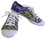 Coach Zorra Khaki Magenta Multi Signature Sneakers