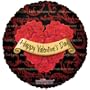 18 Valentine's Day Roses Wreath Silver Lining